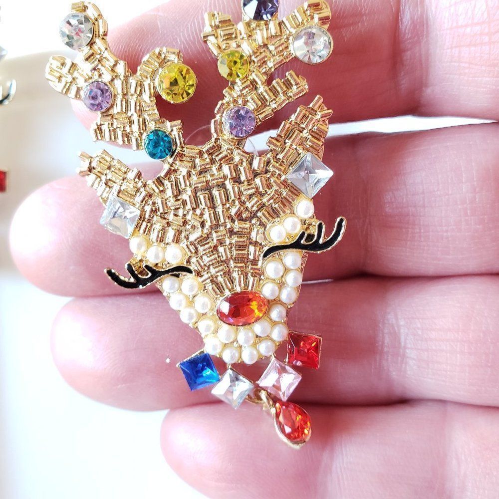 New! Baublebar Reindeer Earrings  - Picture 4 of 8